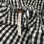 Free People Take it Easy Gingham Halter | Black/White | Small Photo 7