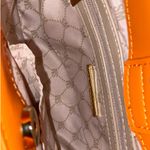 Steve Madden BLEONY Quilted Handle Crossbody Purse Mango Orange Photo 2