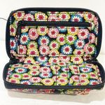 Vera Bradley  Cotton Fabric Floral Wristlet Card ID Holder Photo 2