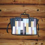 Kooba Like New Cayman Indigo Leather Satchel Bag Photo 1