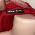 SheIn red sequined shiny red dress woman XL Photo 3