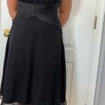 Tadashi Shoji  100% Silk A-Line Little Pleated Accents Halter Neck Dress Sz 4 Photo 5