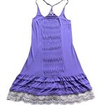Plenty By Tracy Reese  Sleeveless Tidal Pleat Lavender Dress Size Medium Photo 0