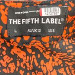 The Fifth Label  Womens Skirt Size‎ 8 Red Black A-Line Midi Y2K Edgy Chic Office Photo 2