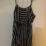 Rue 21 Black and White Striped Dress Photo 1