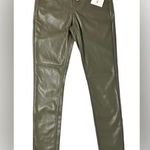 Tinseltown  High-Rise Exposed Button-Fly Patent Skinny Pants Photo 0