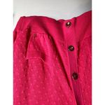 Juicy Couture Pink Coral Cardigan Size Large Gold Detail Swiss Dot Valentines Photo 1