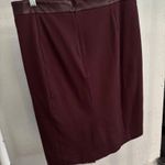 Ann Taylor  Deep Burgundy Pencil Skirt Photo 1