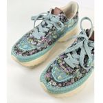 Coach Womens Shoes Blue Floral Runner Chunky Athletic Sneaker G3625 US 8.5 B Photo 8