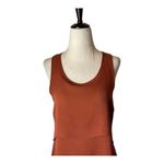 Theory  Tank‎ Top Women Small Brown Orange Double Georgette Silk Apala Shell Photo 3