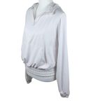 RM White 1/4 Zip Pullover Hoodie Sweatshirt Top Women’s Size Large Athletic Photo 9