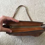 Patricia Nash  Map Print Leather Crossbody Bag Brown Vintage Adjustable purse Photo 3