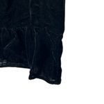 J.Crew Black Velvet Sleeveless Peplum Top Size 2 Y2K Grunge Academia Style Photo 7