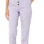 Ted Baker  High‎ Waist Paper Bag Tapered Leg Cargo Pants Lavender Size 32 Photo 0