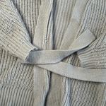 ZARA Neutral Thick Heavy Knit Cardigan Taupe Tan Photo 4