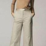 Massimo Dutti NWT  Wide Cuffed Legged Trouser Pants cotton size 4 Photo 0