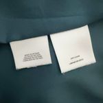 Anne Klein | Dark Teal Blue Green Flutter Sleeve Sheath Dress Lined | Size 12 Photo 7