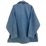 Free People Madison City Oversized Denim Jacket Medium Blue Wash Size XL NEW Photo 6