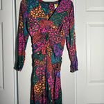 Farm Rio  • Midi Dress • Rainbow Hearts • Multicolor • Long Sleeve • Small Photo 6