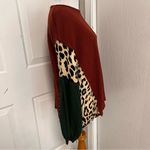 Pink Lily  Waffle Color Block Puff Sleeve Top Photo 3