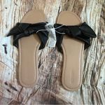 Old Navy  Black Knotted Slide Sandals Size 9 Photo 3