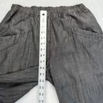 Eileen Fisher  Organic Linen‎ Pants Cropped Elastic Waist Casual XS Photo 4