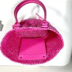 Balenciaga Small Le Cagole Nylon Raffia Tote Pink NWT Photo 11