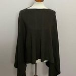 Lululemon Poncho Wool Be Cozy Merino Wool Sweat Wicking Soft Dark Olive Green Photo 0