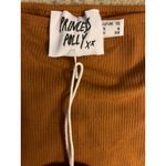 Princess Polly  Ribbed Hollie Mini‎ Skirt Brown Size 6 Photo 4