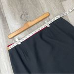 Kasper Vintage Tailored Skirt knee length pencil womens Black (size 14 petite) 90s work Photo 2