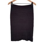 Elie Tahari  Cotton Blend Knit Skirt Knee Length MidiStraight Pencil Solid Office Photo 6