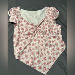 SheIn Floral Pink Women's Top Photo 0