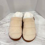 Sonoma  Goods For Life Corduroy Clog Slippers Cream Beige Size 7/8 Photo 2