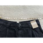 Madewell Trouser The Perfect Wide Leg Jean Seam Edition Black Naylor Wash Sz 30 Photo 14