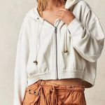 Free People Mix Up Sweatshirt Zip Up Hoodie Photo 0