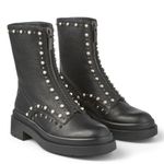 Jimmy Choo  Nola Embellished Ankle Boots in Black Size 37.5 New + DustBag $1395 Photo 1