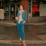 Madewell Indigo Terry Tapered Sweatpants Size Large NEW Photo 2