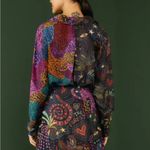 Farm Rio Mixed Black Prints Lenzing Ecovero Viscose Button Shirt In Multi Sz XL Photo 15