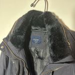 ZARA  Black Toggle Jacket with Fur Collar Photo 9