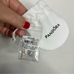 Pandora  sparkling heart halo pendant necklace sterling silver women’s luxury‎ Photo 5