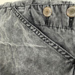 American Eagle  Gray soft corduroy overalls women's Small bibs dungarees Y2K Photo 3