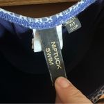 Nip Tuck One Piece Multi Cup Tummy Control Ruche Blue Geometric Flower Swimsuit Size 6 Photo 5