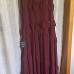 Lulus Long Ruffle Dress Photo 3