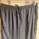 BB Dakota  Women's Size 2XL Black Open Wide Leg‎ Pants Elastic Waistband Flowy Photo 2