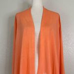 Dharma Trading Co Orange Open Front Giraffe Cardigan, Size S/M Size M Photo 1