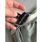 Women's Dana Foley NYC Strapless Long Maxi Tie Tube Blue Green Evening Gown sz M Size L Photo 4