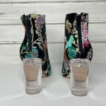 Privileged  Audra Black Floral Ankle Bootie Heels Shoe Size 10 Photo 8