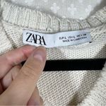 ZARA  Cream Cotton Blend Knit Sweater Vest‎ Photo 2