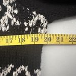 Venus Duster Womens Sweater Black Zip Aztec Western Icelandic Hood Chunky XL Photo 6