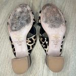 Kate Spade  Denault Leopard Calf Hair Mules Cork Block Heel Women’s Size 7.5 Photo 7